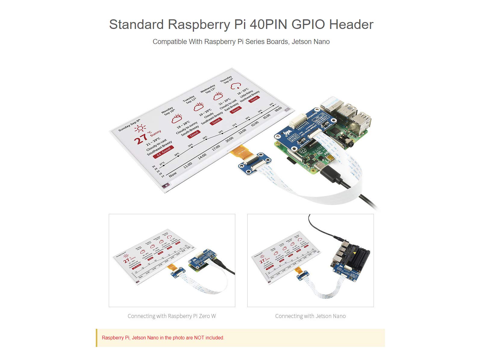 Waveshare7.5インチ電子ペーパー800×480解像度 モノクロ Waveshare7.5インチ電子ペーパー800×480解像度 モノクロ - メルカリ